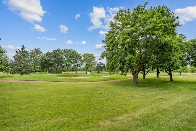 740 Saint Andrews Ln Unit 13, Crystal Lake, IL 60014 - view of home's community with a lawn, view of wooded area, and view of golf course
