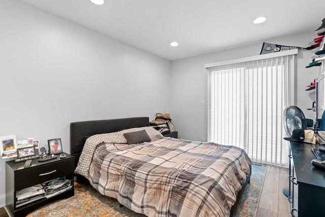 1211 Ranchview Ct Unit 1211, Buffalo Grove, IL 60089 - bedroom with wood finished floors and recessed lighting