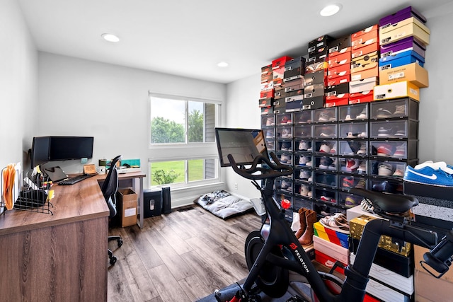 1211 Ranchview Ct Unit 1211, Buffalo Grove, IL 60089 - office space with wood finished floors and recessed lighting