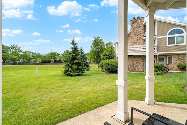 1211 Ranchview Ct Unit 1211, Buffalo Grove, IL 60089 - view of green lawn featuring a balcony