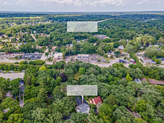 4091/2 Concord Ave, Fox River Grove, IL 60021 - drone / aerial view