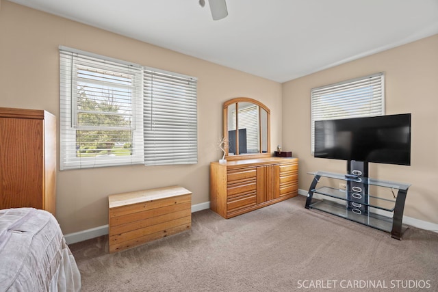14 E Madison St, Villa Park, IL 60181 - carpeted bedroom with multiple windows and a ceiling fan