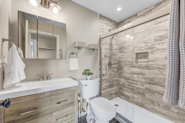 1558 Quaker Ln Unit 174D, Prospect Heights, IL 60070 - full bath with a stall shower and vanity