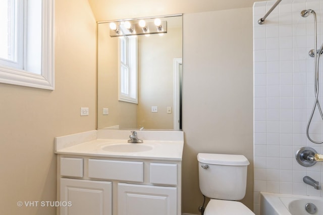 1867 Admiral Ct, Glenview, IL 60026 - full bathroom with vanity and bathing tub / shower combination