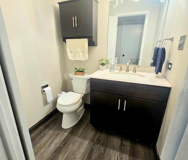12416 W Prairie Dr, Homer Glen, IL 60491 - half bathroom with wood finished floors and vanity