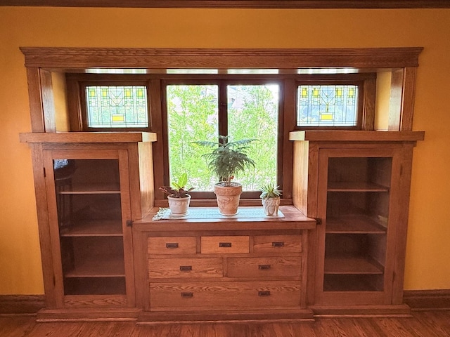 500 Fair Oaks Ave, Oak Park, IL 60302 - detailed view of baseboards and wood finished floors