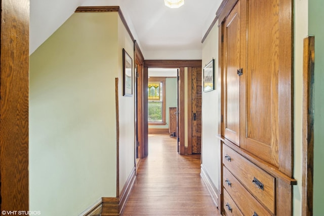 500 Fair Oaks Ave, Oak Park, IL 60302 - hallway with wood finished floors and lofted ceiling