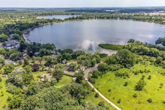 80 N Lake Ave, Third Lake, IL 60030 - aerial view of a large body of water