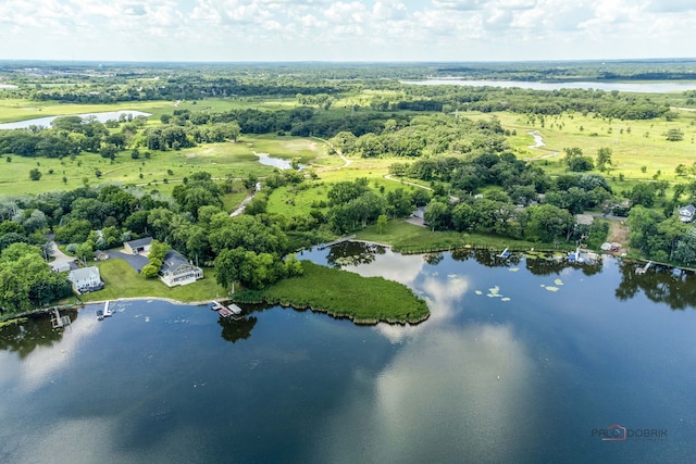 80 N Lake Ave, Third Lake, IL 60030 - aerial overview of property's location featuring a large body of water and a tree filled landscape