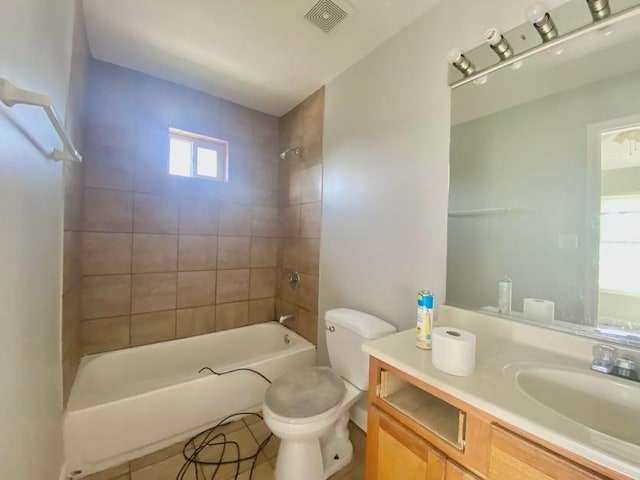 9159 S Dobson Ave, Chicago, IL 60619 - full bathroom featuring  shower combination, vanity, and tile patterned flooring