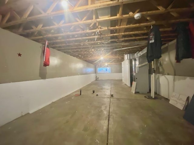 9159 S Dobson Ave, Chicago, IL 60619 - unfinished below grade area featuring heating unit