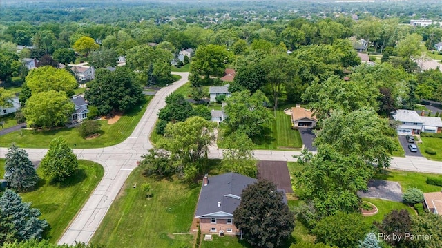 27W075 Fleming Dr, Winfield, IL 60190 - aerial view of property and surrounding area with nearby suburban area