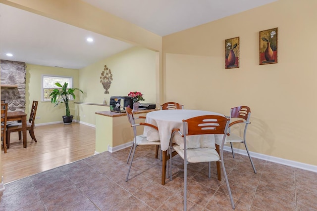 398 Clearmont Dr, Elk Grove Village, IL 60007 - dining room featuring recessed lighting and wood finished floors