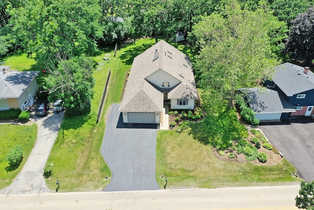 135 Miller Rd, Lake Zurich, IL 60047 - view from above of property