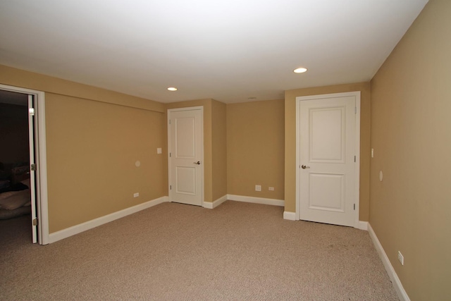 135 Miller Rd, Lake Zurich, IL 60047 - unfurnished bedroom with carpet flooring and recessed lighting