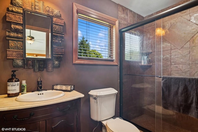 10305 Ridge Ln, Huntley, IL 60142 - bathroom with vanity and a stall shower