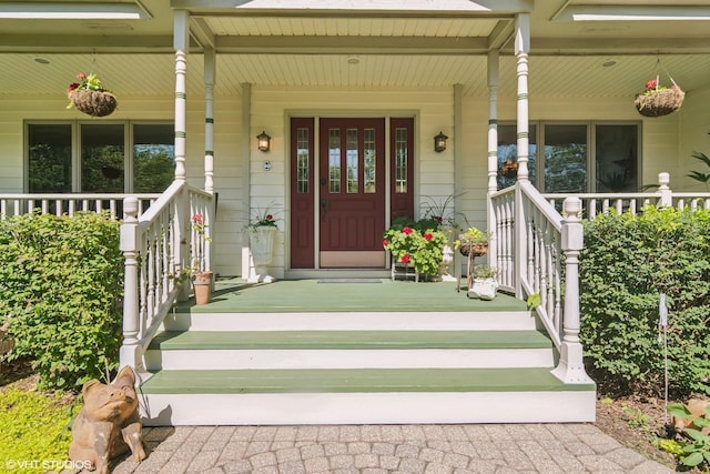 10305 Ridge Ln, Huntley, IL 60142 - property entrance featuring covered porch