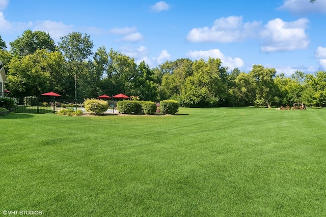 10305 Ridge Ln, Huntley, IL 60142 - view of yard featuring view of wooded area