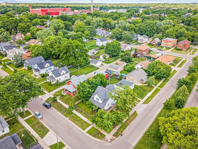 2242 S 5th St, Rockford, IL 61104 - aerial view of residential area with a tree filled landscape