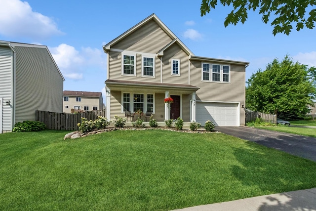 774 Dover St, Pingree Grove, IL 60140 - traditional home featuring driveway, an attached garage, and a porch