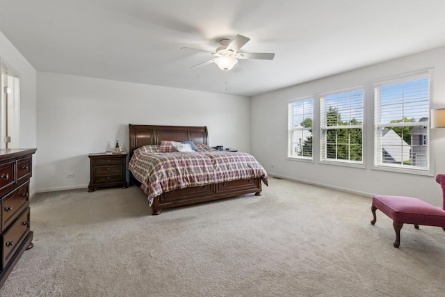 774 Dover St, Pingree Grove, IL 60140 - bedroom featuring light carpet and ceiling fan