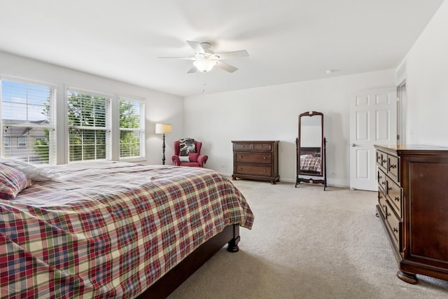 774 Dover St, Pingree Grove, IL 60140 - bedroom featuring light carpet and ceiling fan