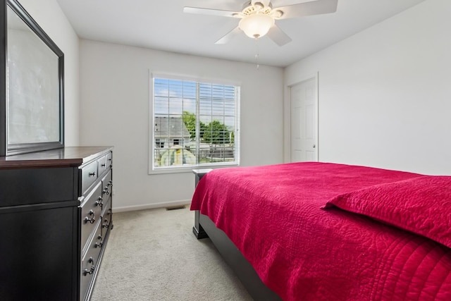 774 Dover St, Pingree Grove, IL 60140 - bedroom featuring light carpet and ceiling fan