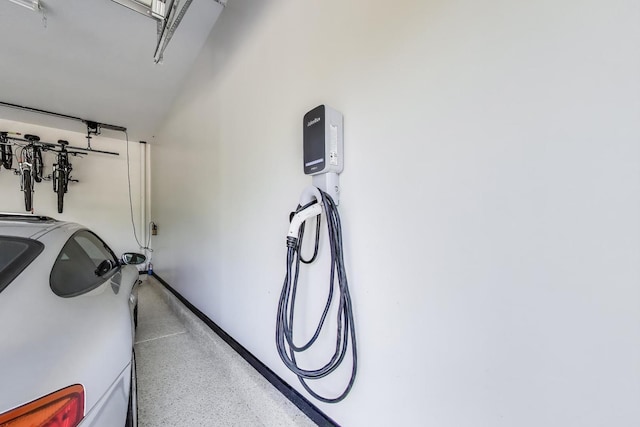 2301 Bluewater Dr, Wauconda, IL 60084 - garage featuring baseboards
