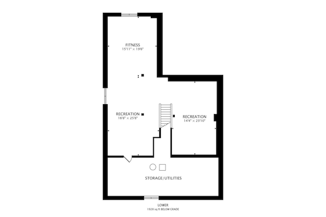 2301 Bluewater Dr, Wauconda, IL 60084 - view of room layout