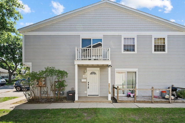 676 Cleo Ct Unit 676, Wheeling, IL 60090 - view of front facade with a balcony