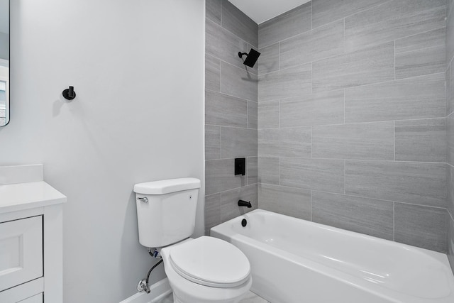 676 Cleo Ct Unit 676, Wheeling, IL 60090 - bathroom with vanity and tub / shower combination