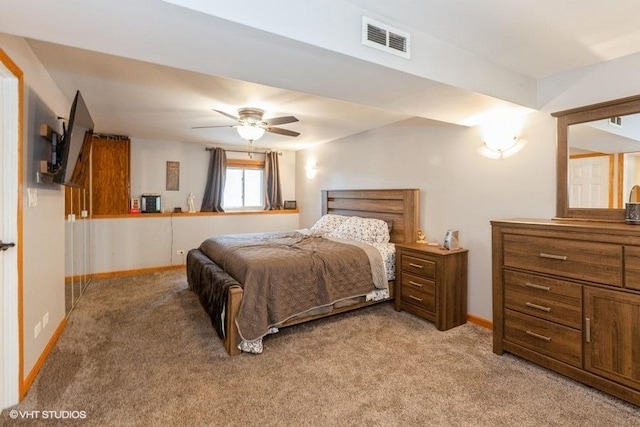 2S200 Valley Rd, Lombard, IL 60148 - bedroom featuring light carpet and ceiling fan