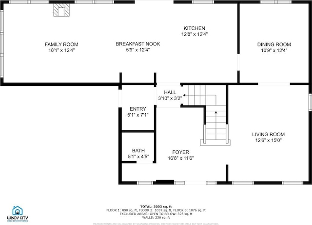 1505 Della Dr, Hoffman Estates, IL 60169 - view of property floor plan