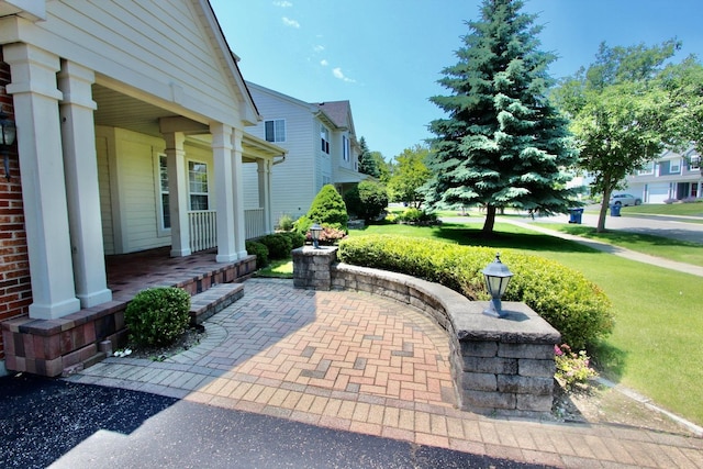 18737 W Ash Dr, Lake Villa, IL 60046 - porch with a lawn