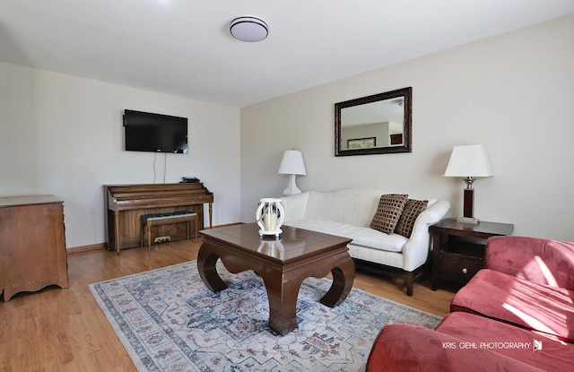 2227 N Quaker Hollow Ln, Round Lake Beach, IL 60073 - living area featuring wood finished floors