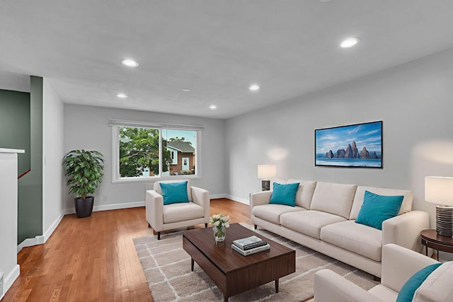 1549 Revere Cir, Schaumburg, IL 60193 - living area featuring light wood finished floors and recessed lighting