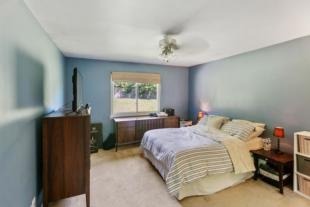 895 Fieldside Ln, Aurora, IL 60504 - bedroom featuring light colored carpet and a ceiling fan