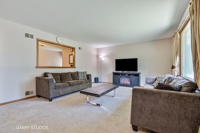 2N436 Bernice Ave, Glen Ellyn, IL 60137 - living room with healthy amount of natural light and carpet