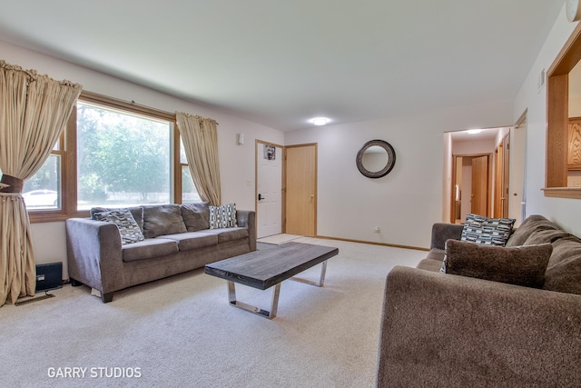 2N436 Bernice Ave, Glen Ellyn, IL 60137 - carpeted living room with baseboards