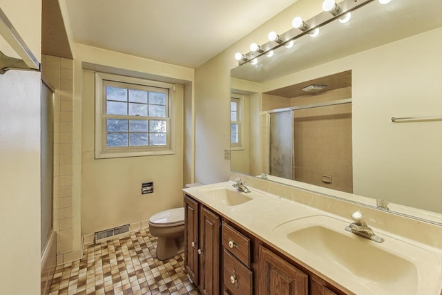 418 Surrey Ln, Lindenhurst, IL 60046 - bathroom with toilet and double vanity