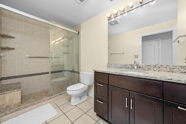 811 W 15th Pl Unit 709, Chicago, IL 60608 - full bath featuring tile patterned floors, a shower stall, and vanity