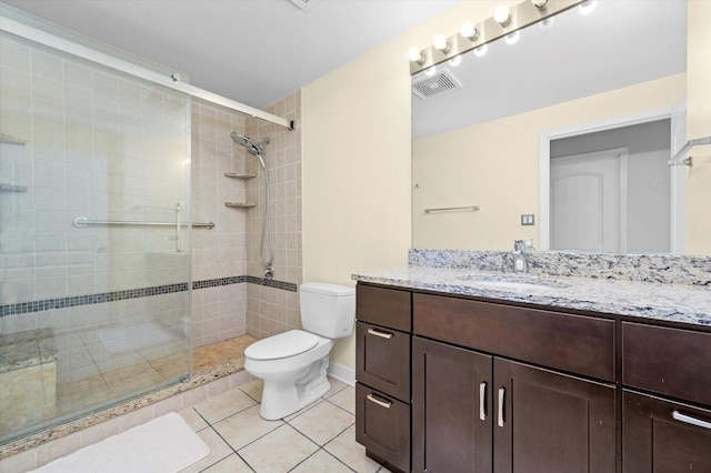 811 W 15th Pl Unit 709, Chicago, IL 60608 - full bath with tile patterned flooring, vanity, and a tile shower
