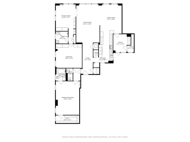 5000 S E End Ave Unit 18C, Chicago, IL 60615 - view of room layout