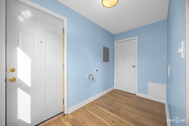 1806 E Sauk Trl, Sauk Village, IL 60411 - entrance foyer featuring electric panel and light wood-type flooring