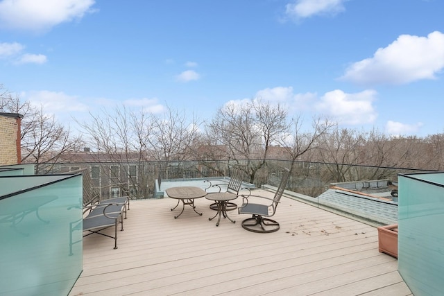 1414 N Mohawk St, Chicago, IL 60610 - view of wooden terrace