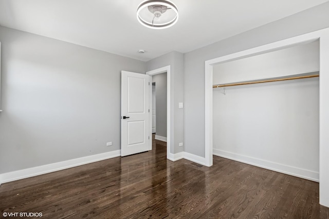 12830 S Carpenter St, Calumet Park, IL 60827 - unfurnished bedroom featuring wood finished floors and a closet