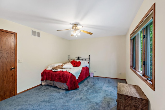 172 Hamilton Ave, Frankfort, IL 60423 - bedroom with carpet and ceiling fan