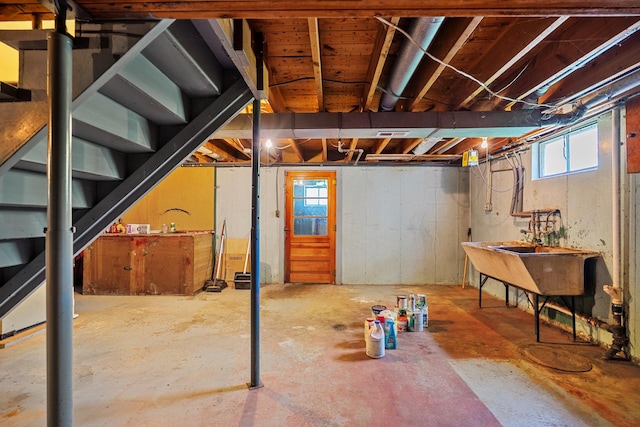 1716 Court St, Mchenry, IL 60050 - basement with a sink