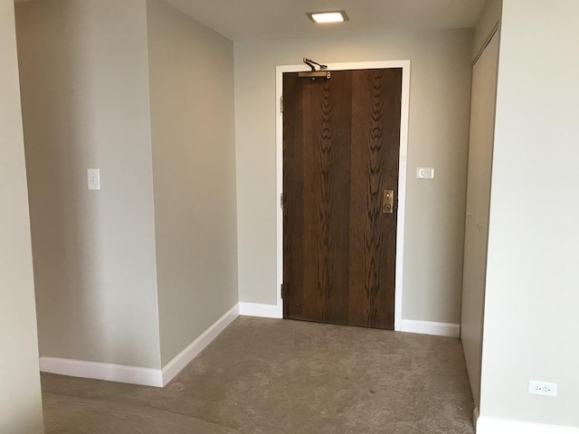 6340 Americana Dr Unit 705, Willowbrook, IL 60527 - corridor with carpet and baseboards