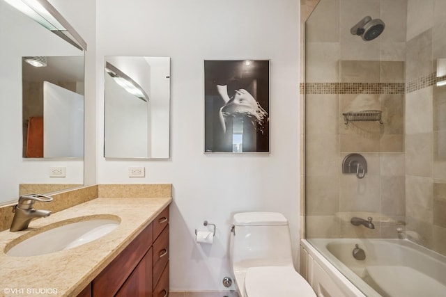 1560 N Sandburg Ter Unit 4301-4303, Chicago, IL 60610 - full bathroom featuring vanity and washtub / shower combination